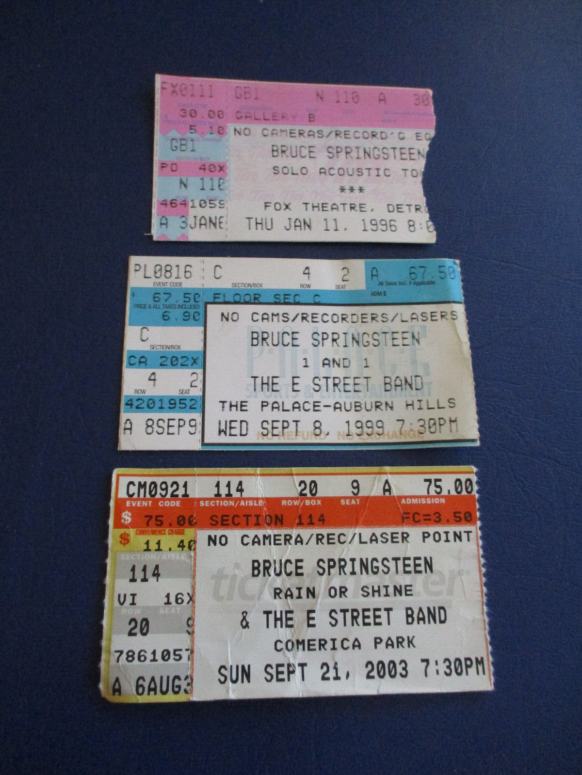 【中古】 Bruce Springsteen / Dire Straits / 2 Ticket Concert 中古】 Bruce Springsteen / Dire Straits / 2 Ticket Concert