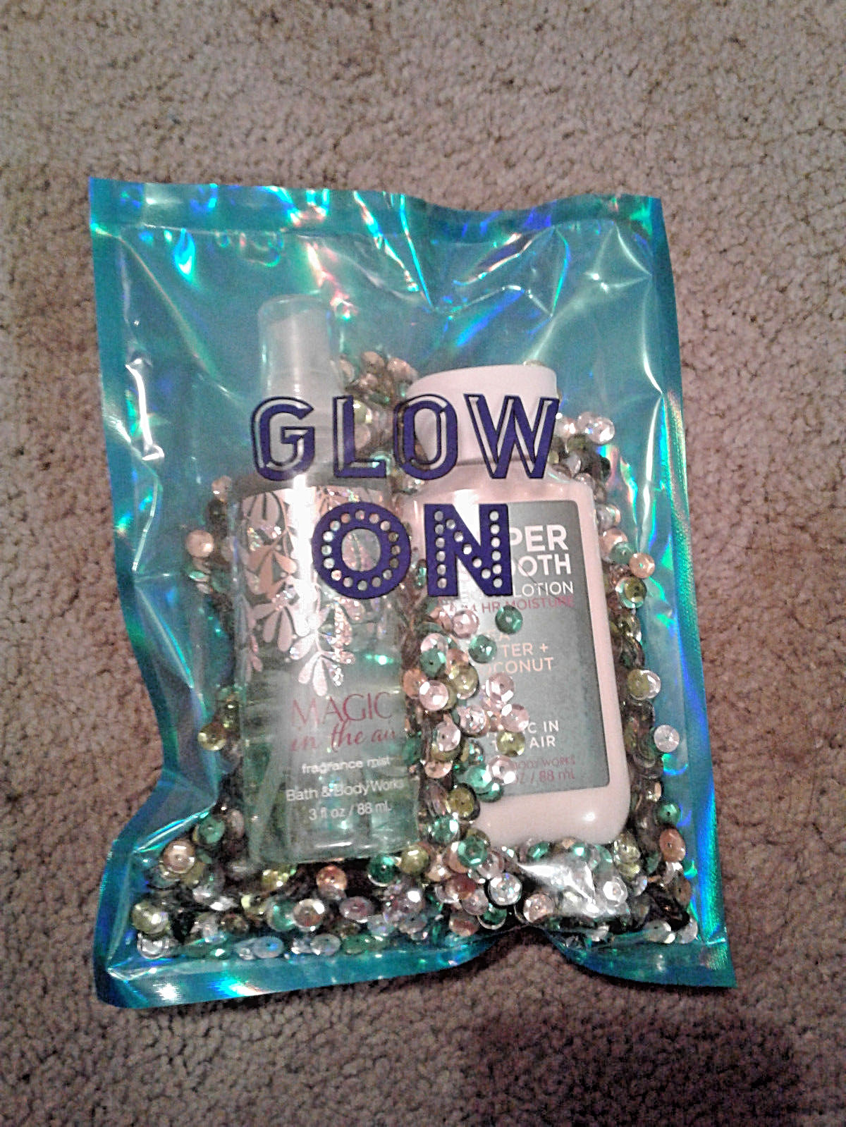 Bath and Body Work's Misting Spray Plus Body Lotion Shea butter and Coconut Oil