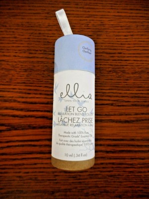 LOT OF 2 ELLIA LET GO RELAXATION BLEND ROLL-ON 0.34oz EACH NIB