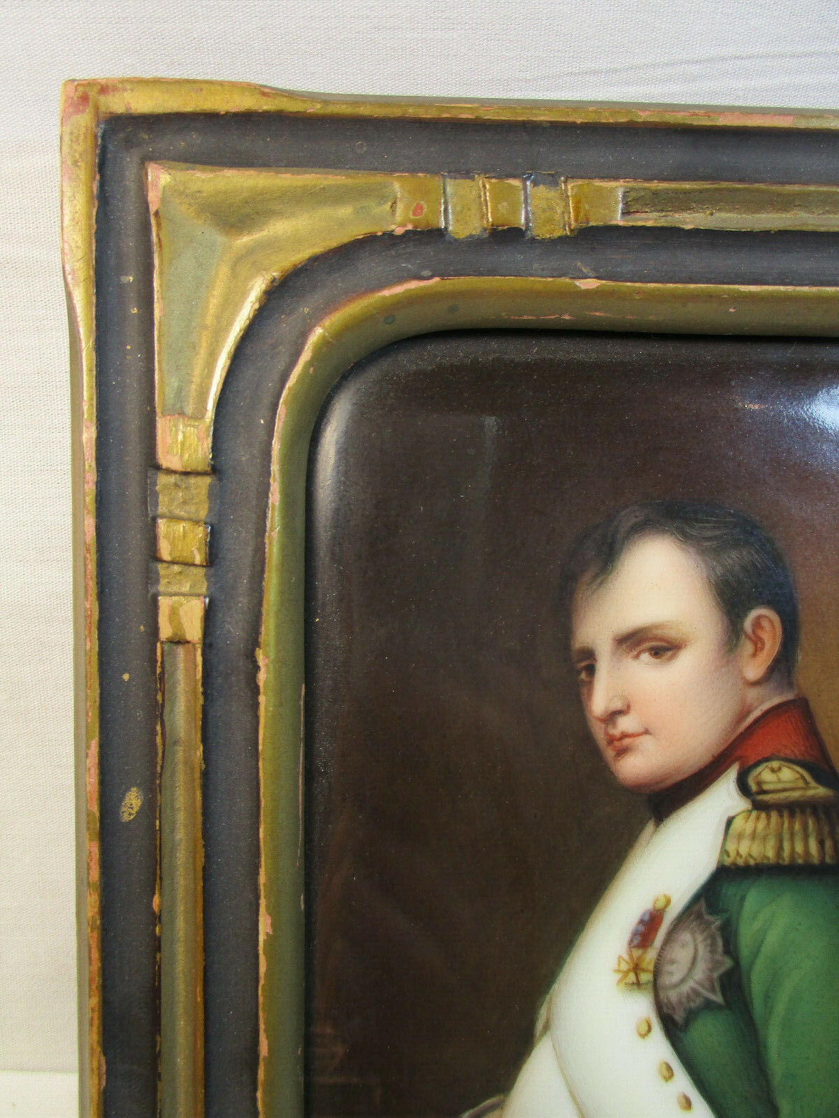 Antique KPM Napoleon Porcelain Plaque by Wagner # 605
