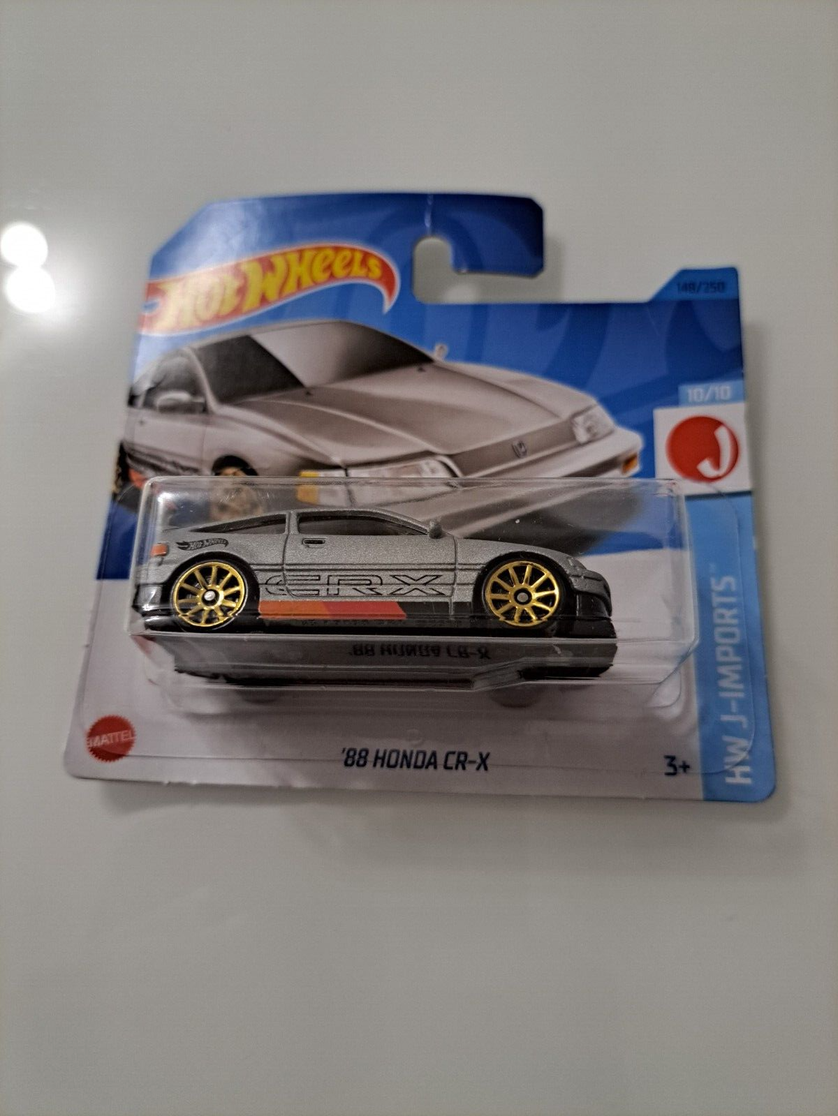 Hot Wheels '88 Honda CR-X 10/10 HW J-Imports #148/250 HKJ17