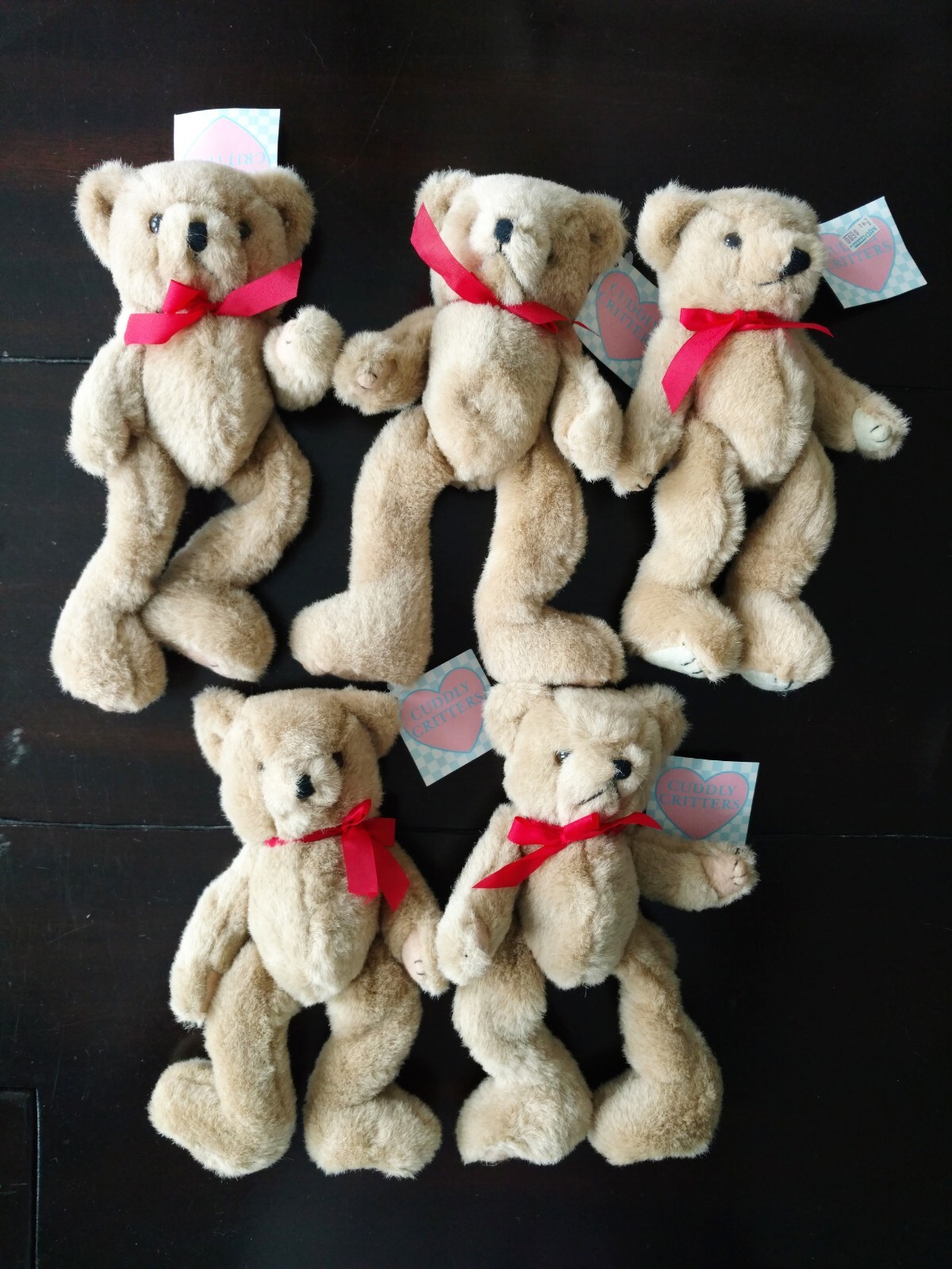 Vintage Wang's International Jointed Crafting Teddy Bears 9