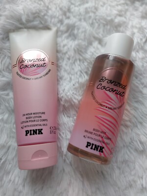 NIB VICTORIA SECRET PINK BRONZED COCONUT  LOTION ONLY