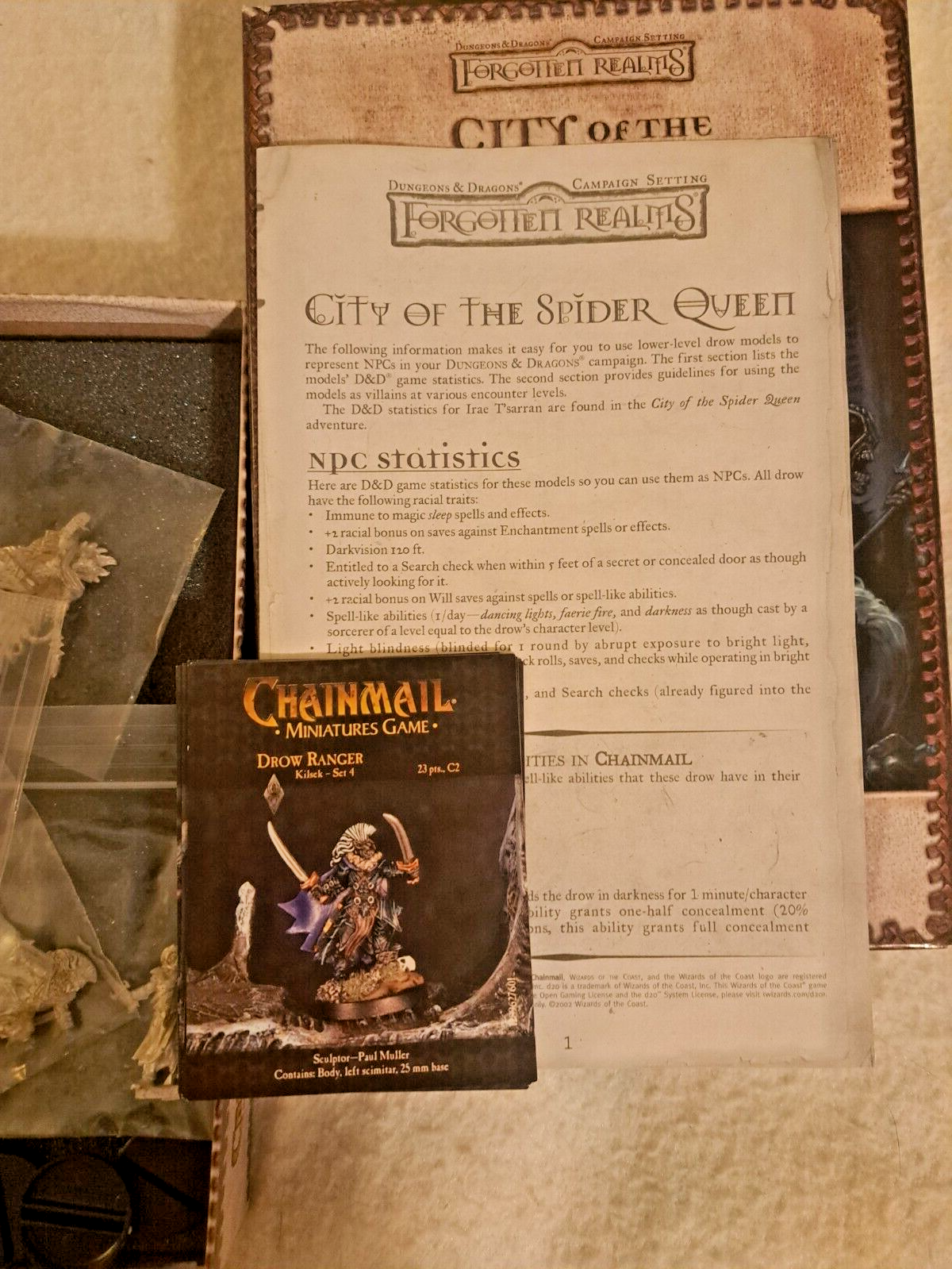 Forgotten Realms City of the Spider Queen Miniatures