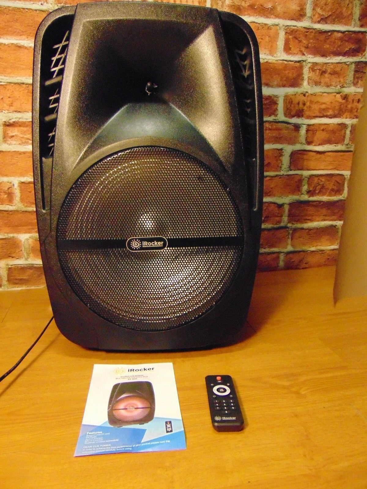 Britelite iRocker XS-3000 FM Radio Loud Speaker Bluetooth USB SD with Remote