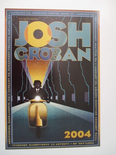 JOSH GROBAN POSTER Original Bill Graham  BGP317 West Coast Tour 2004 