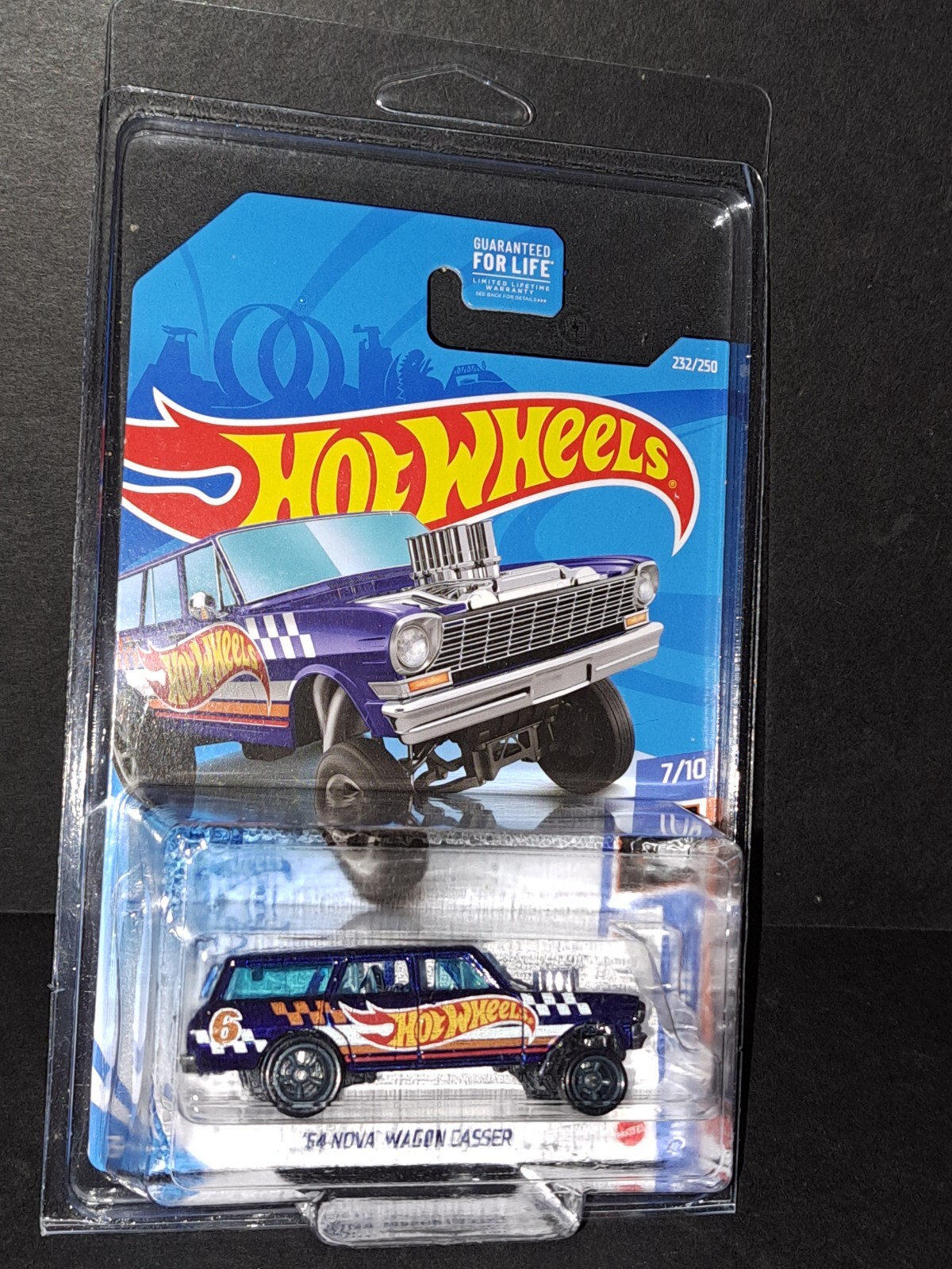 HOT WHEELS SUPER TREASURE HUNT '64 NOVA WAGON GASSER WITH