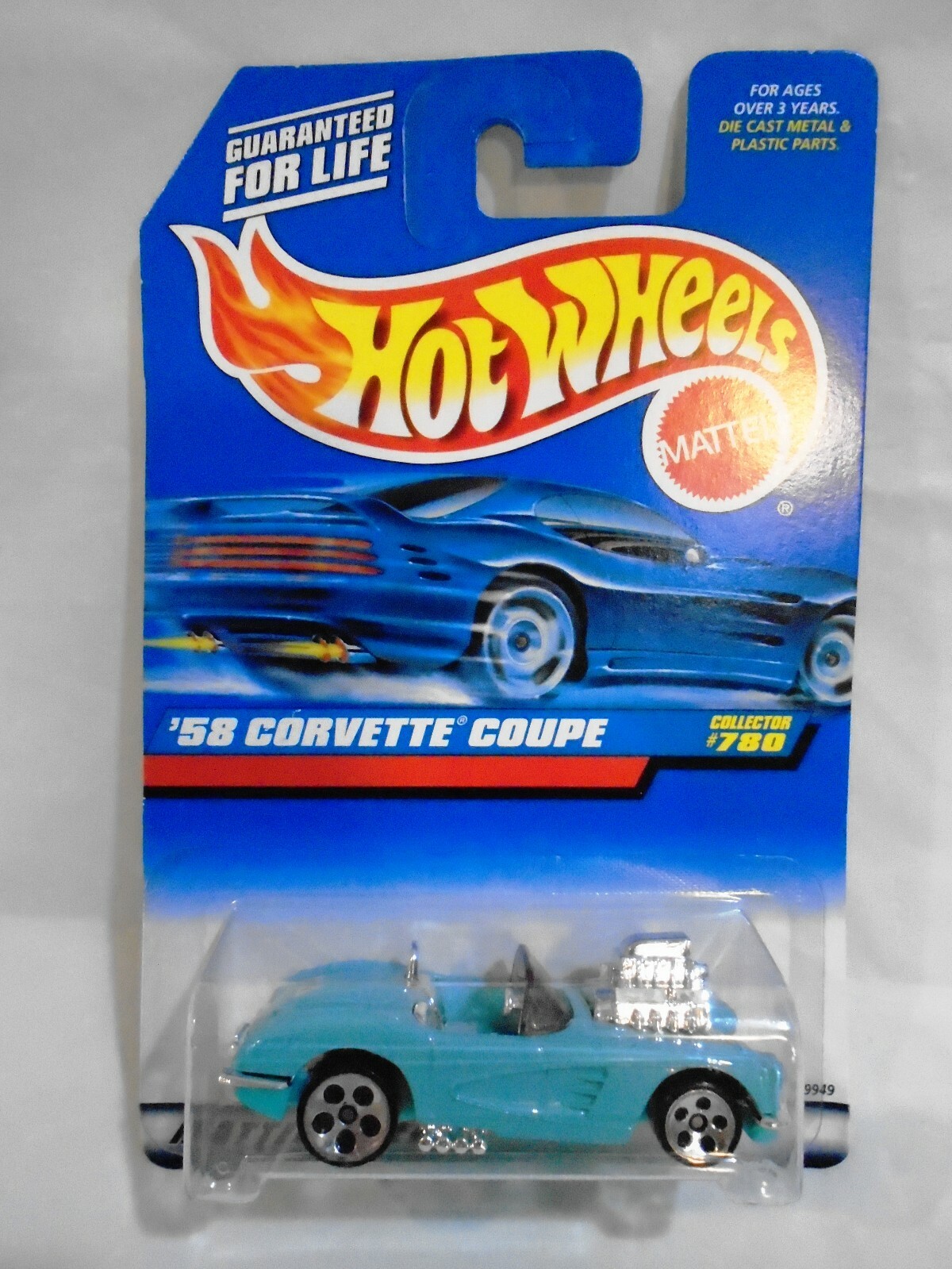 HOT WHEELS COLLECTOR '58 CORVETTE COUPE #780 MATTEL MOSC | eBay