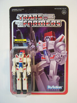 Skyfire Transformers Super 7 ReAction Action Figure New UNPUNCHED