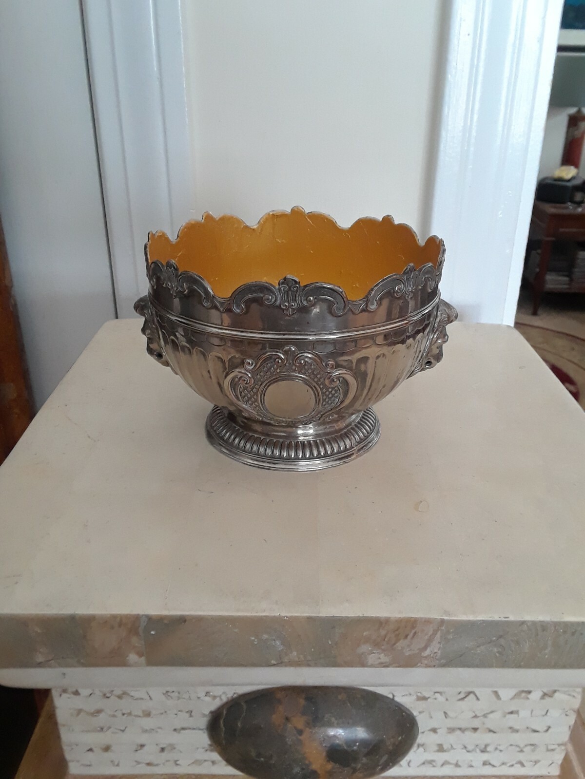 Silver Lion Bowl Corbell