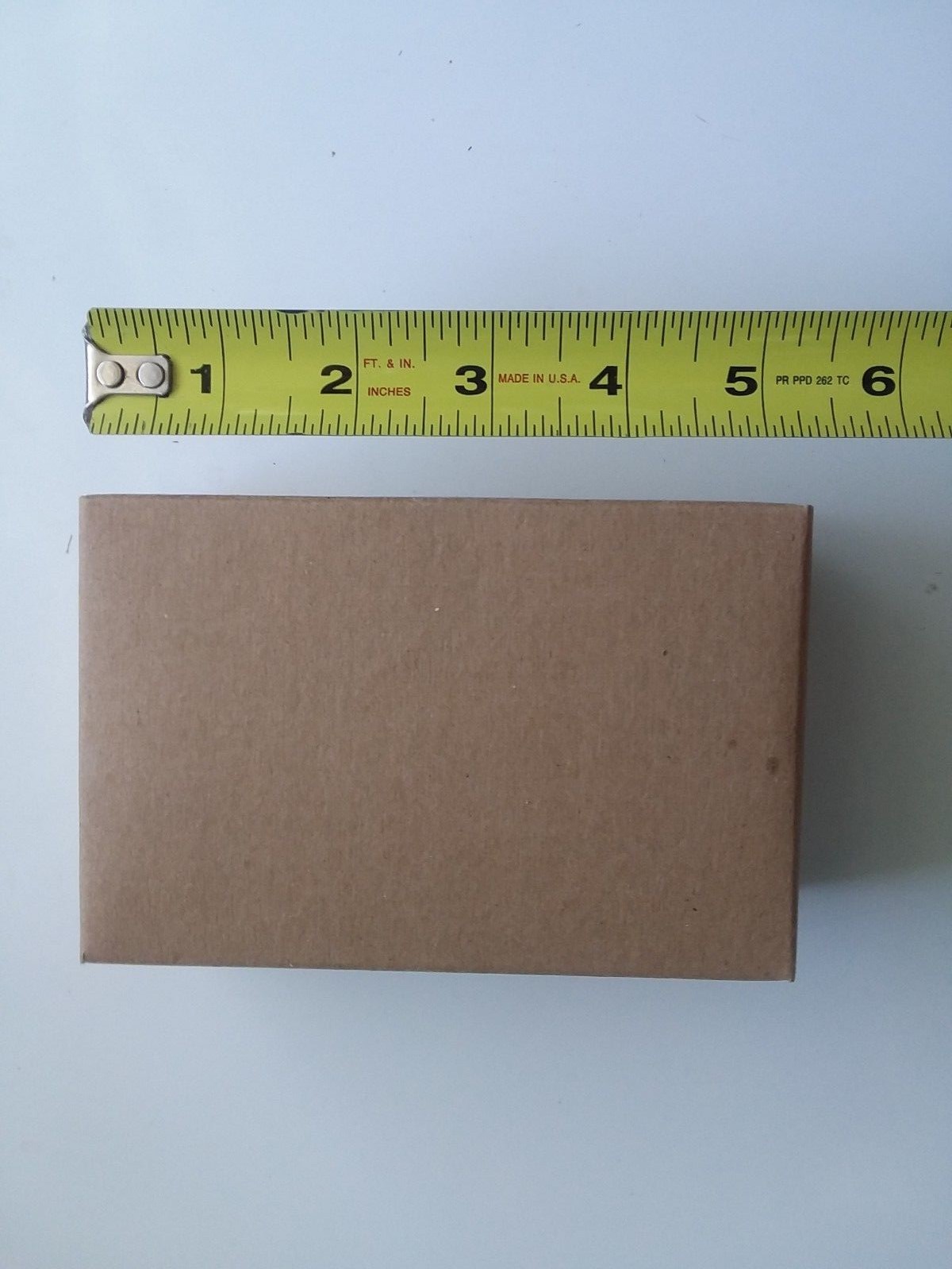 REVERSE TUCK SMALL PARTS BOX 3- 5/8 x 2- 3/4 x 5- 7/16