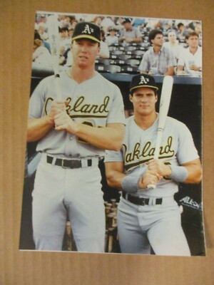 OAKLAND ATHLETICS Mark McGwire Jose Canseco 5 x 7
