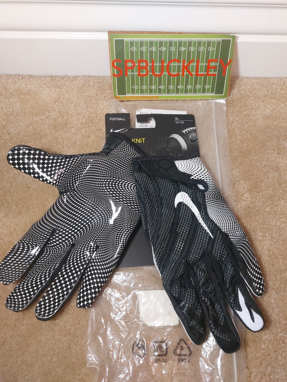 セール‼️NIKE JORDAN VAPOR KNIT 3.0 GLOVE M NIKE JORDAN VAPOR KNIT 3.0 ADULT RECEIVER FOOTBALL GLOVES