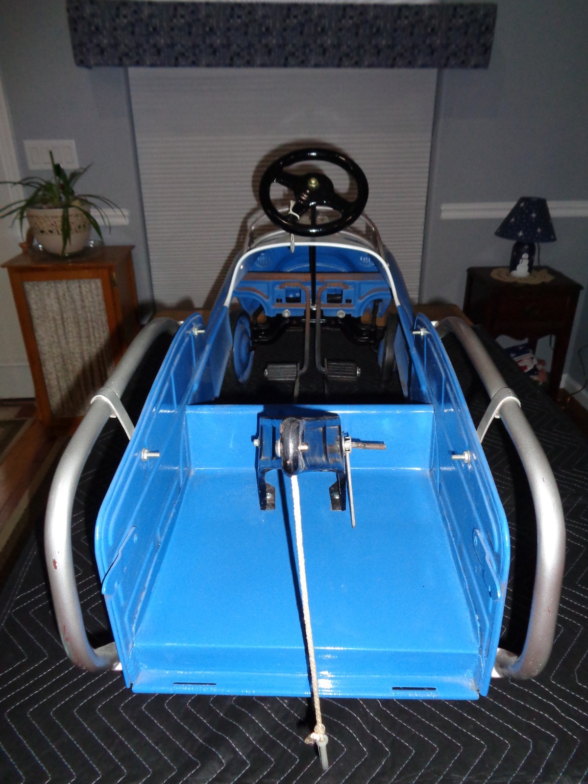 1948/49 Murray Sadface Wrecker Pedal Car with Boom, in Good Condition