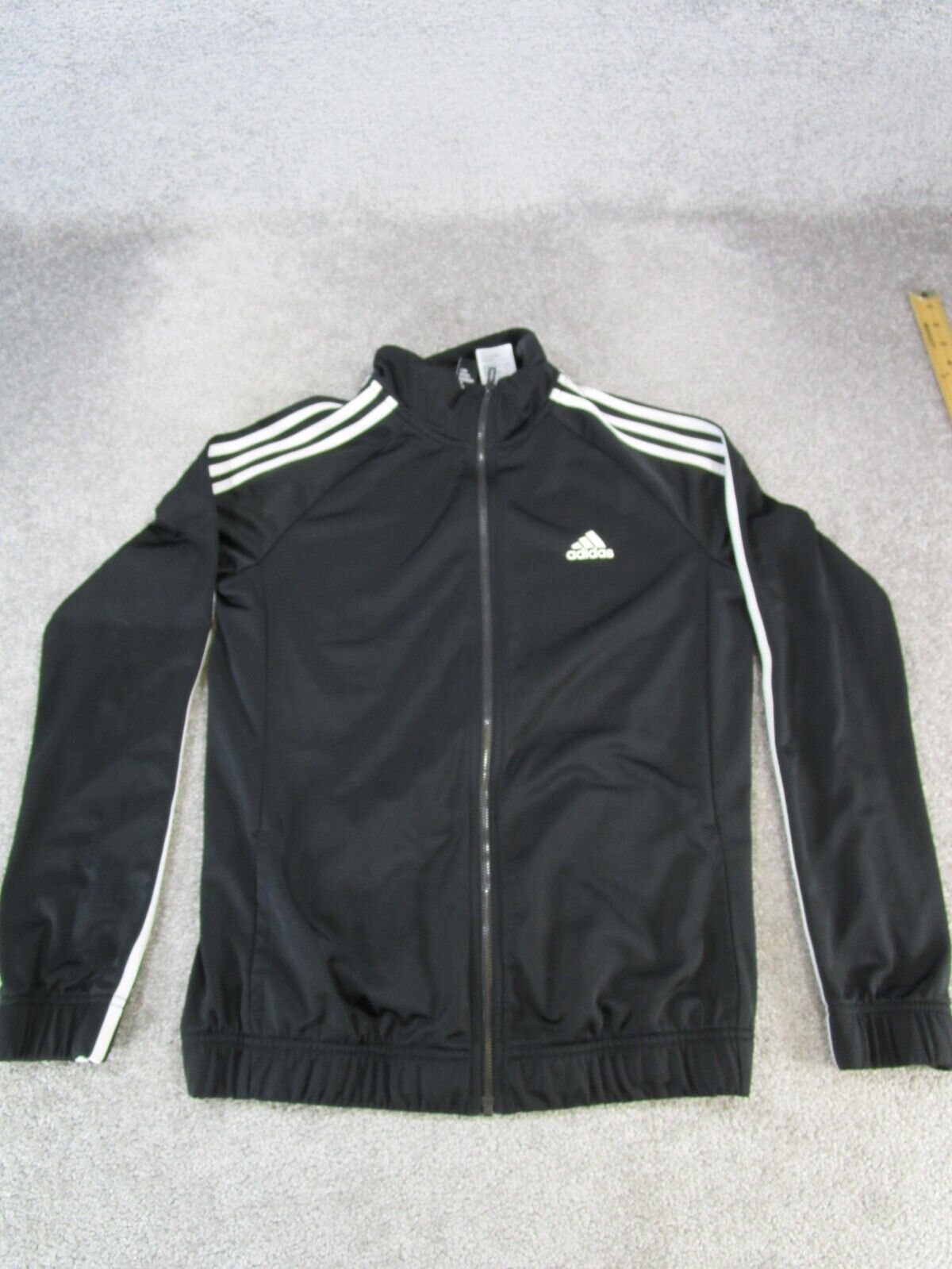 Adidas Track Jacket Mens Medium Black White 3-Stripe | eBay Adidas Track Jacket Mens Medium Black White 3-Stripe | eBay