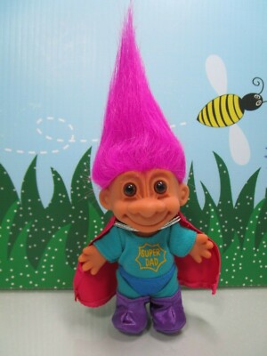 SUPER DAD - 5'' Russ Troll Doll -  NEW IN ORIGINAL BAG - Last Ones