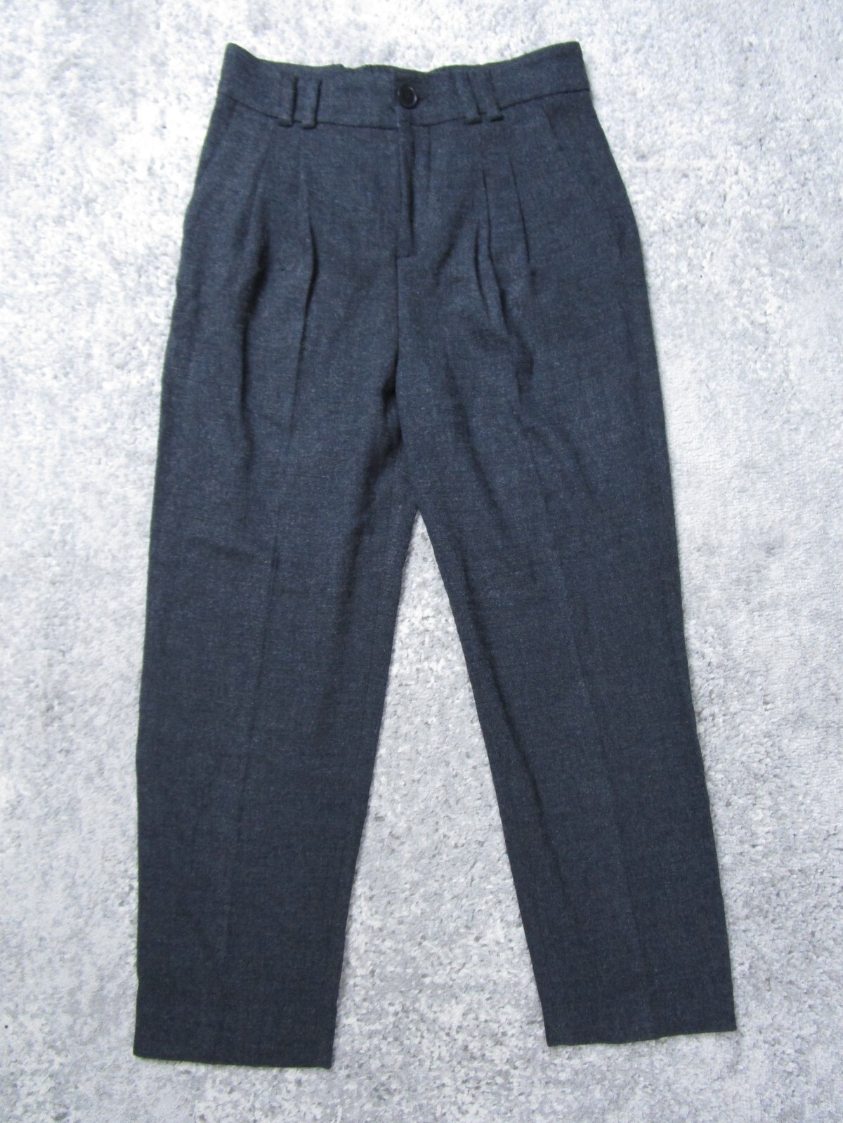 Zara Pants Womens S Dress Tapered Black Bottoms Work