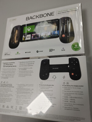 BACKBONE one Mobile Gaming Controller for iPhone For Xbox Black BB-02-B-X New