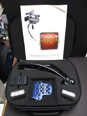 Steadicam Merlin Camera Stabilizing System WITH CASE & manual