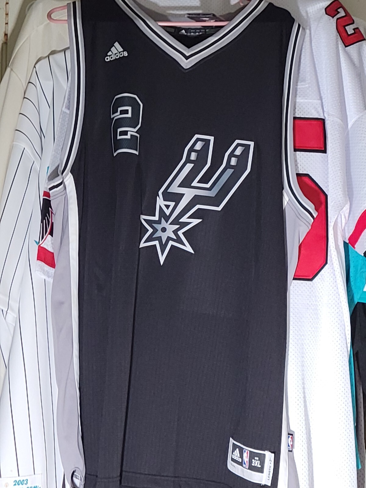 バスケットボール adidas - San antonio Spurs Kawhi Leonard Jersey s-l400.jpg