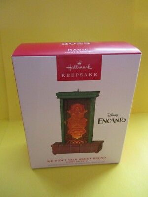 2023 Hallmark We Don't Talk about Bruno Disney Encanto Light Sound New MIB