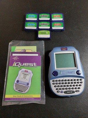 Leapfrog Quantum Leap iQuest Interactive Hand Held w/ 7 Cartridges for Ages 6-8