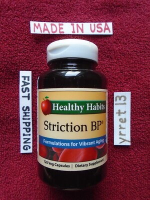 Striction BP  NATURAL Way To Support HEALTHY BLOOD PRESSURE NEW & Factory Sealed