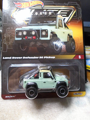 Hot Wheels Elite 64 Land Rover Defender 90 Pickup