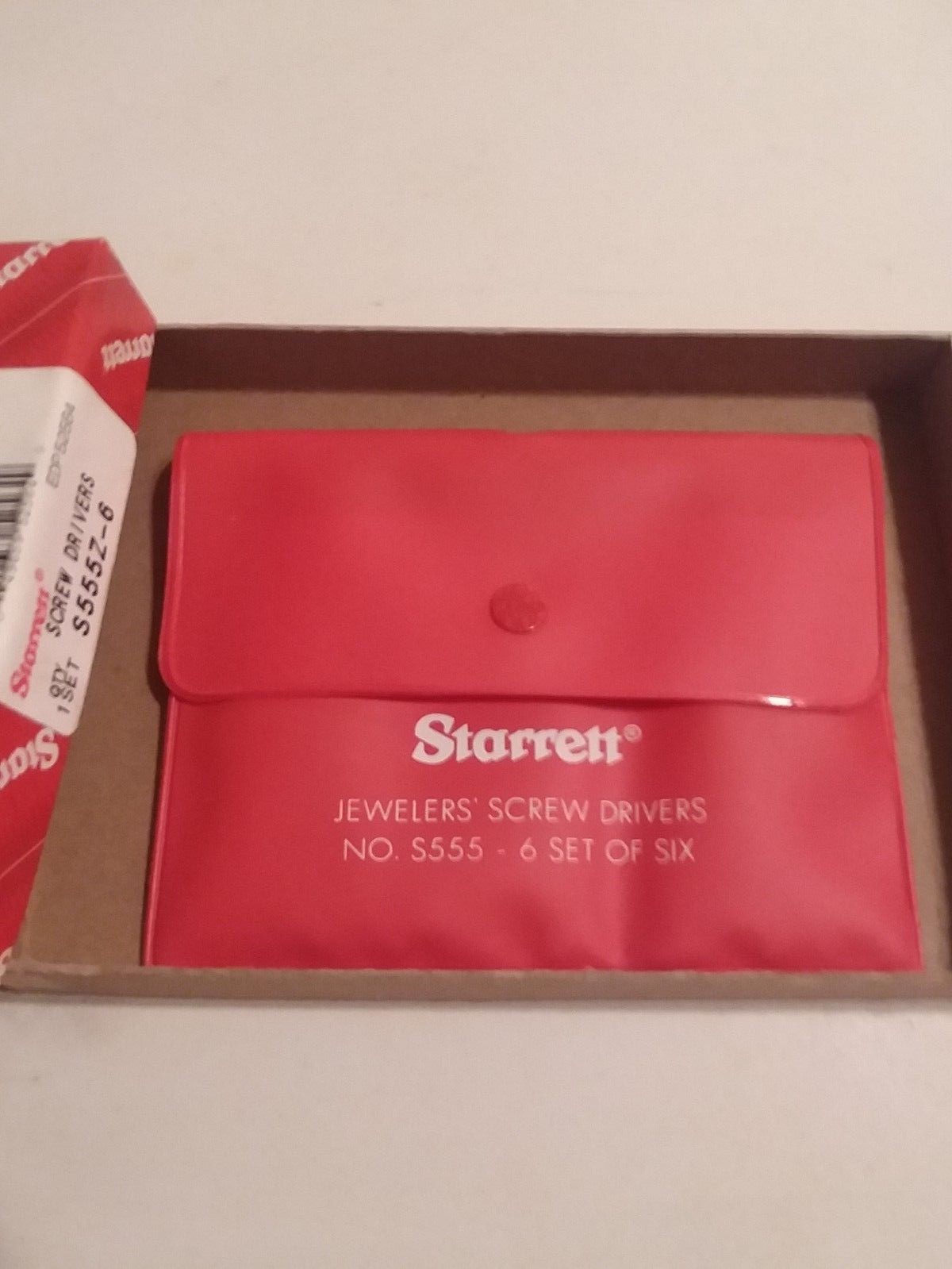 Starrett Jewelers Screwdriver Set Part # S555Z-6