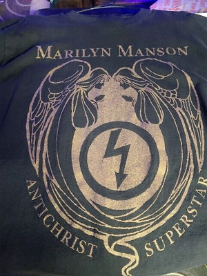 Marilyn Manson Superstar Vintage T Shirt Size S-4XL MEN HN848