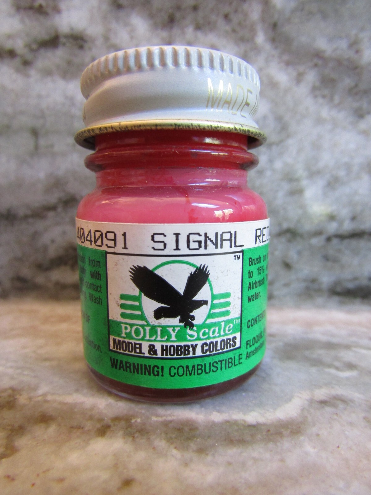 FLOQUIL POLLY SCALE MODEL & HOBBY COLORS PAINT .5 oz .5oz SIGNAL RED