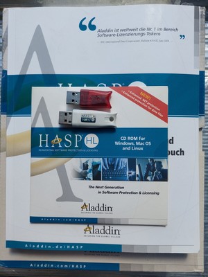 Aladdin Safenet Thales Kit, MASTER HASP HL, NET 10 Security Key, CD-ROM, Docum.