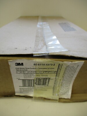 3M COLD SHRINK 3 CONDUCTOR TERM QT-III KIT 7621-S-2-3-RJS