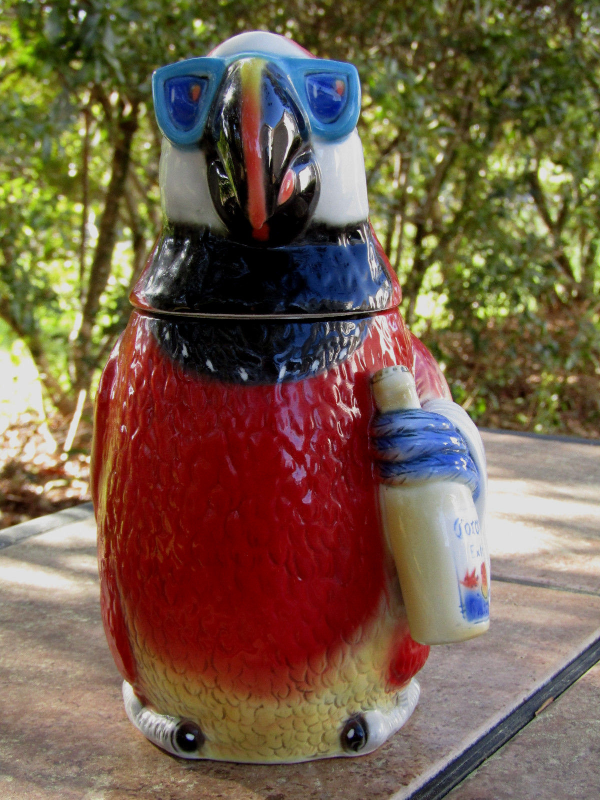 Corona Parrot Stein 1st Edition by Tradex Stahl Made in Germany 1994 EUC