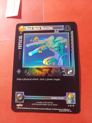 2004 Dragon Ball GT Baby Saga Alternate Foil #13 Black Agile Reaction, C, cd1