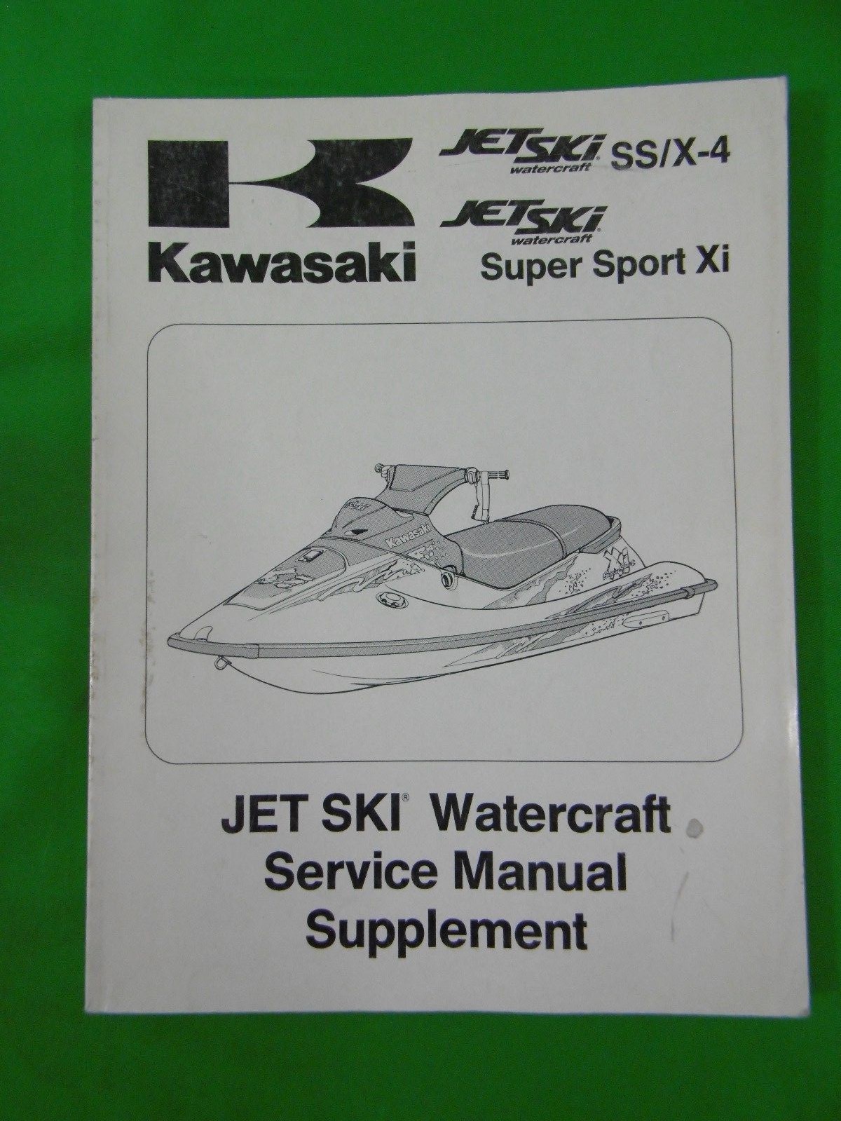 Genuine Kawasaki 92-96 Jet Ski SS X-4 Super Sport Xi Service Manual  Supplement