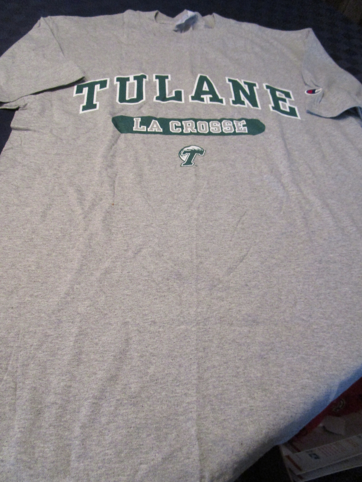 Champion TULANE グレー スウェット L カレッジスウェット Champion TULANE グレー スウェット L カレッジスウェット