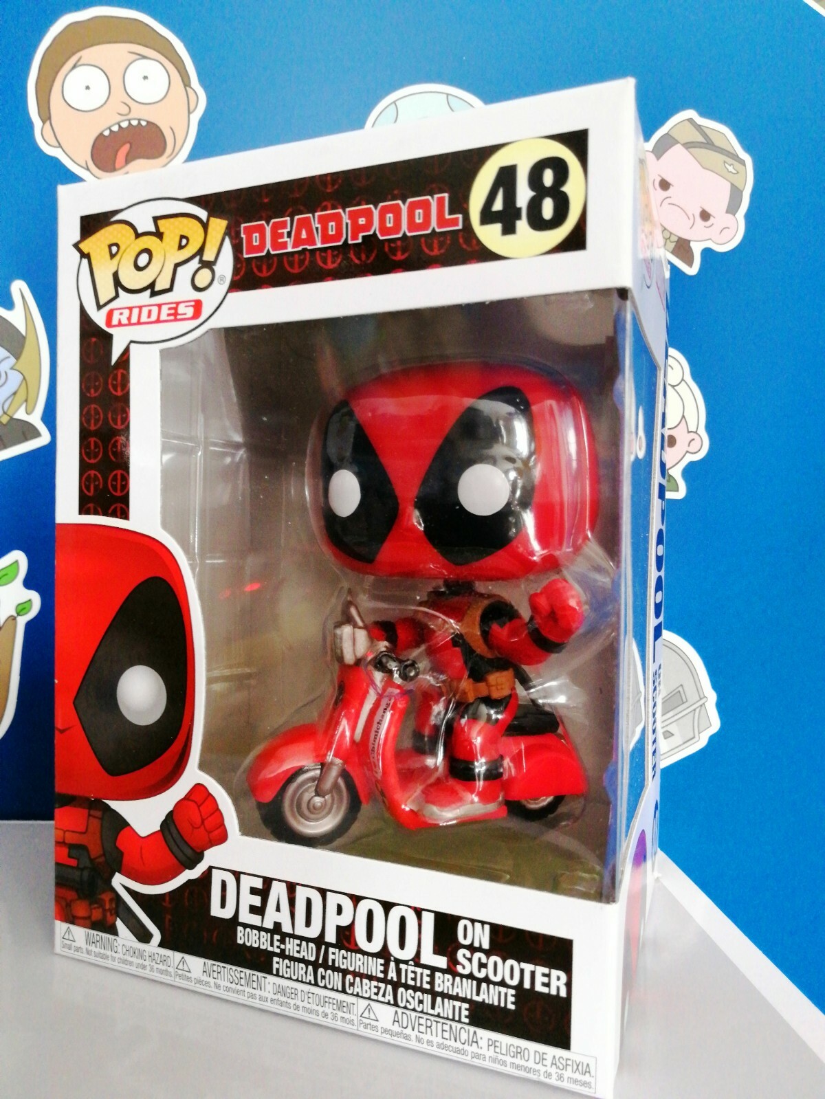 FunkoPop！48 DEAD POOL on scooter Pop! Rides Deadpool on Scooter
