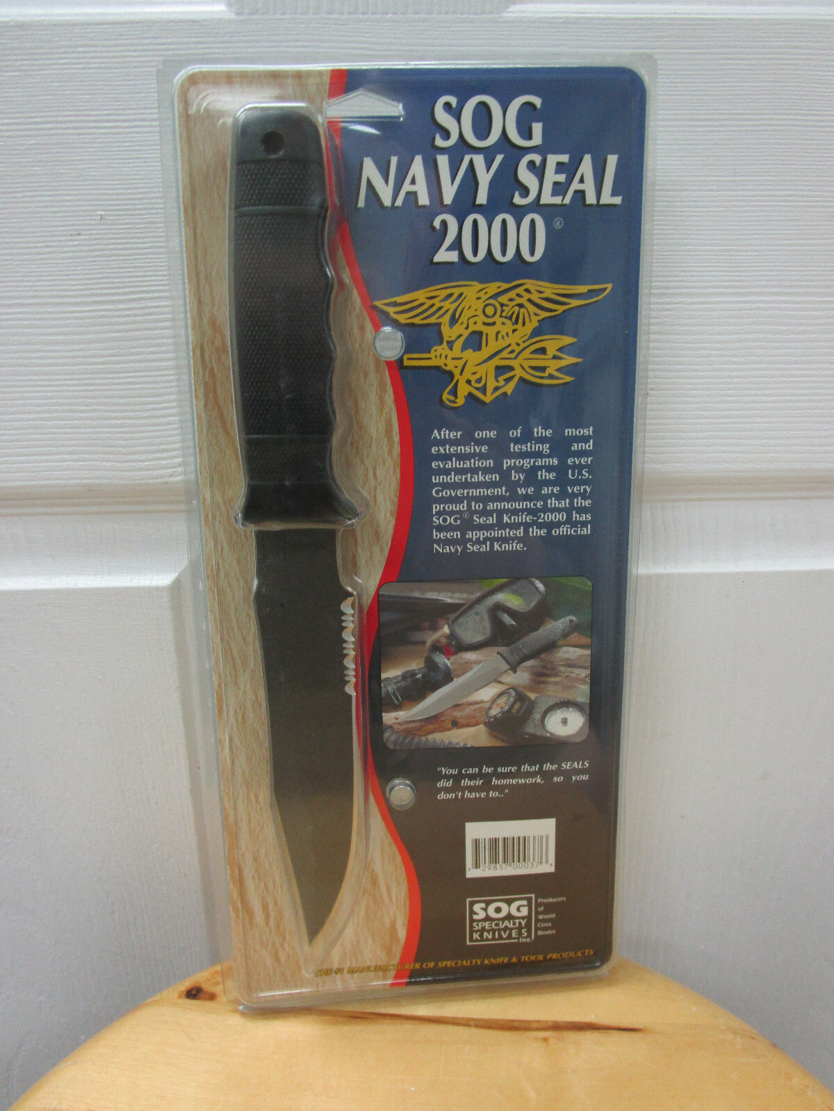 SOG Navy SEAL 2000 Knife w/ Sheath-NOS (Seki-Japan) Official SOG Navy SEAL 2000 Knife w/ Sheath-NOS (Seki-Japan) Official