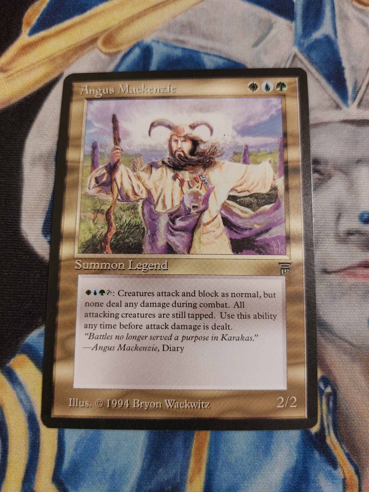 Angus Mackenzie MTG Legends Rare Legendary Creature Near