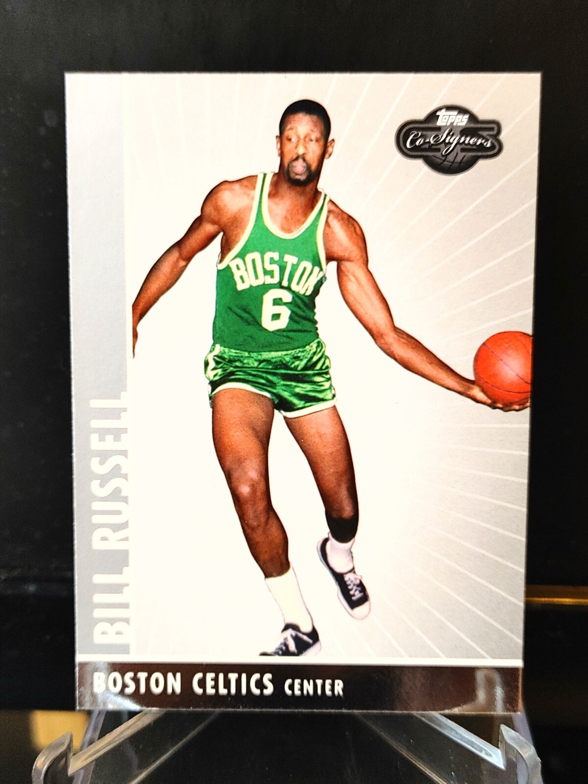 NBAカード Bill Russell autoサイン Bill Russell 2018-19 Court Kings Legacies Signatures Ruby #6