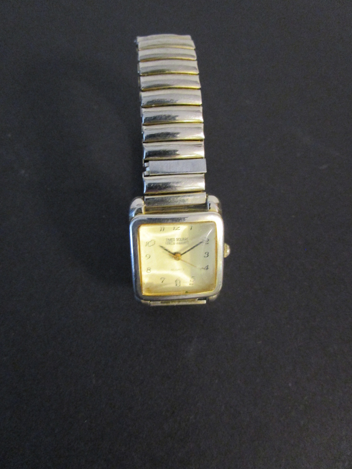 時計 vintage agete square Watch Hawaiian TIME SQUARE WATCH QUARTZ JAPAN MOVEMENT BEVELED GLASS