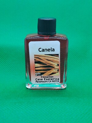 Cinnamon scented pure oil 1/2oz / Aceite puro perfumado con canela 1/2oz