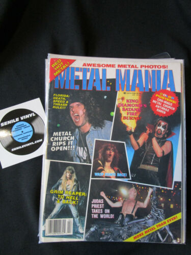 Vintage Metal Mania 1988  metal church/king diamond/judas priest/wasp 