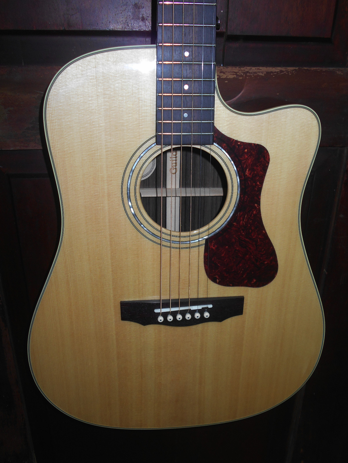 Guild D-150CE Acoustic-Electric Dreadnaught All Solid Steel String Guitar w/Case