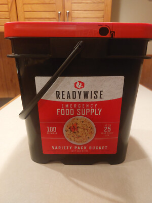 Readywise Emergency Food Supply Variety Pack Bucket - 100 Servings (RWWM01-100)