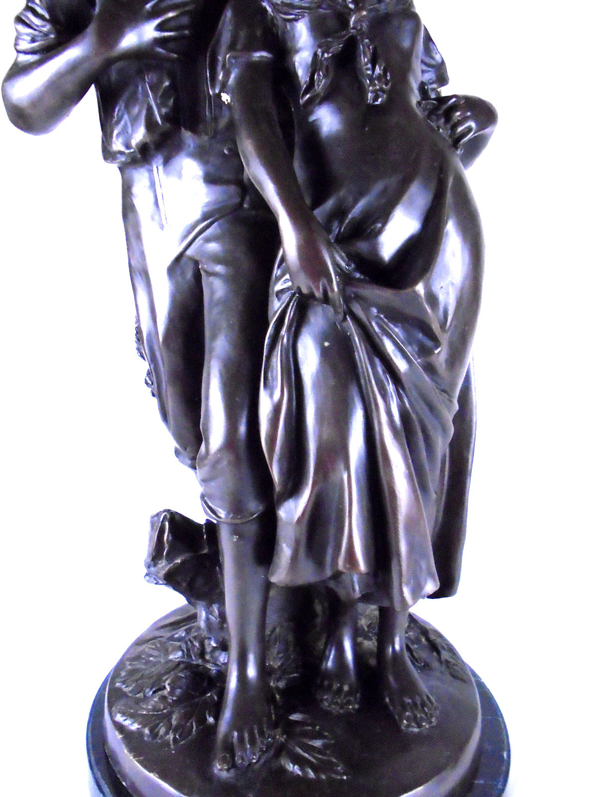ANTIQUE 1800s 19TH CENTURY FRANCE BRONZE SCULPTURE STATUE RARE EUGENE MARIOTON