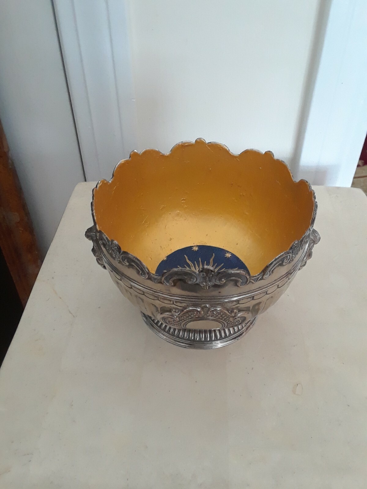 Silver Lion Bowl Corbell