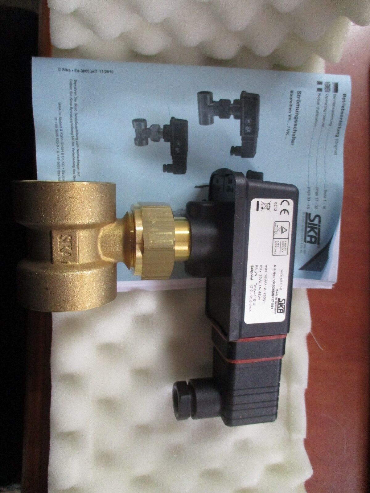 SIKA FLOW SWITCH SENSOR 1 SIKA FLOW SWITCH SENSOR 1