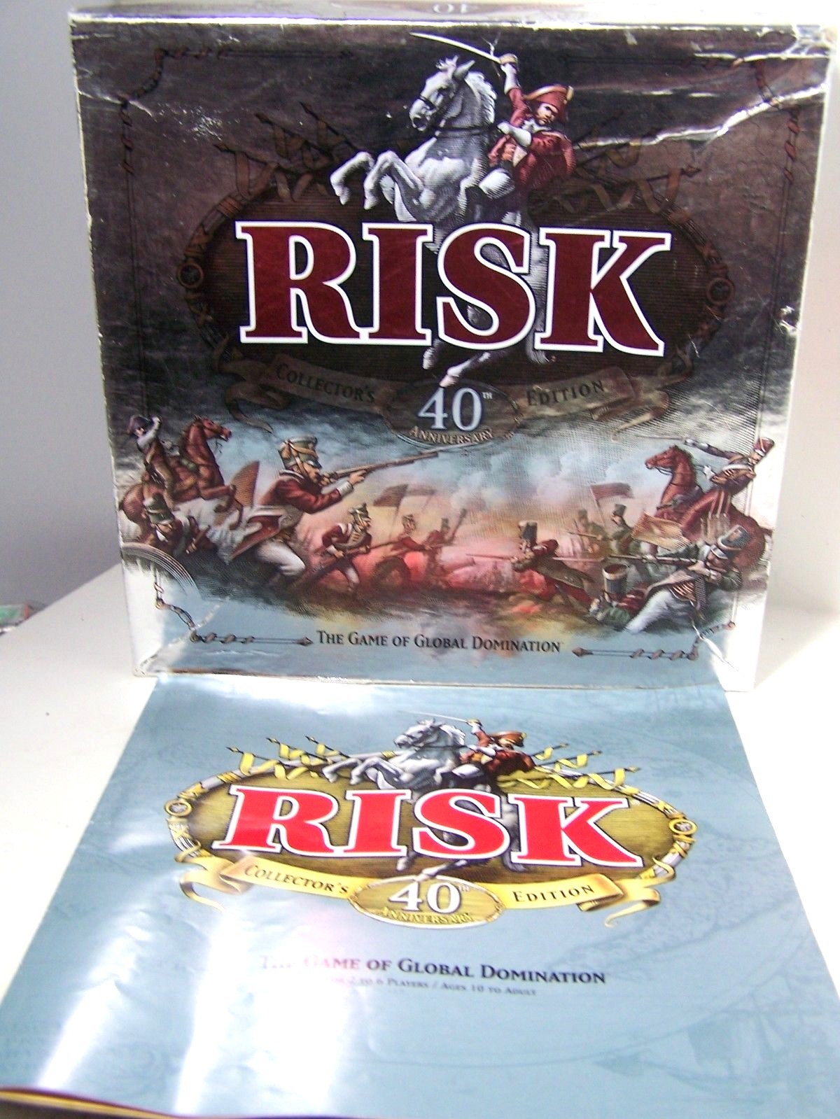 RISK 40th Anniversary Collectors Edition- Game Rules-Instructions Booklet VGUC